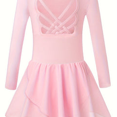 95 Cotton Sweet Girls Crisscross Back Ballet Leotard