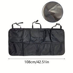 Car Seat Storage Bag Anti Kick Pad Toy Hanging Bag