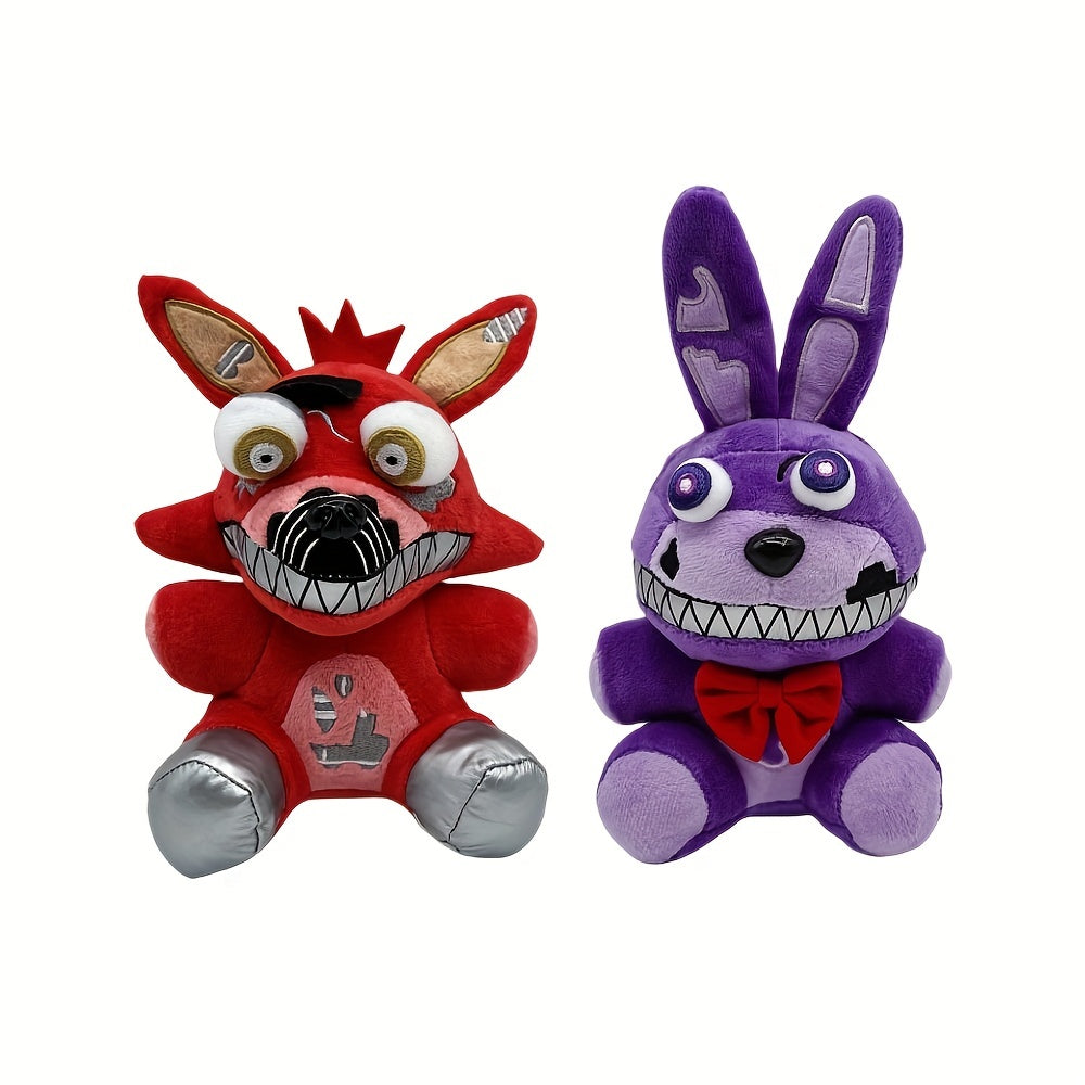 7" Cartoon Game Doll Fox Bear Duck Set Stuffed Toy High Holiday