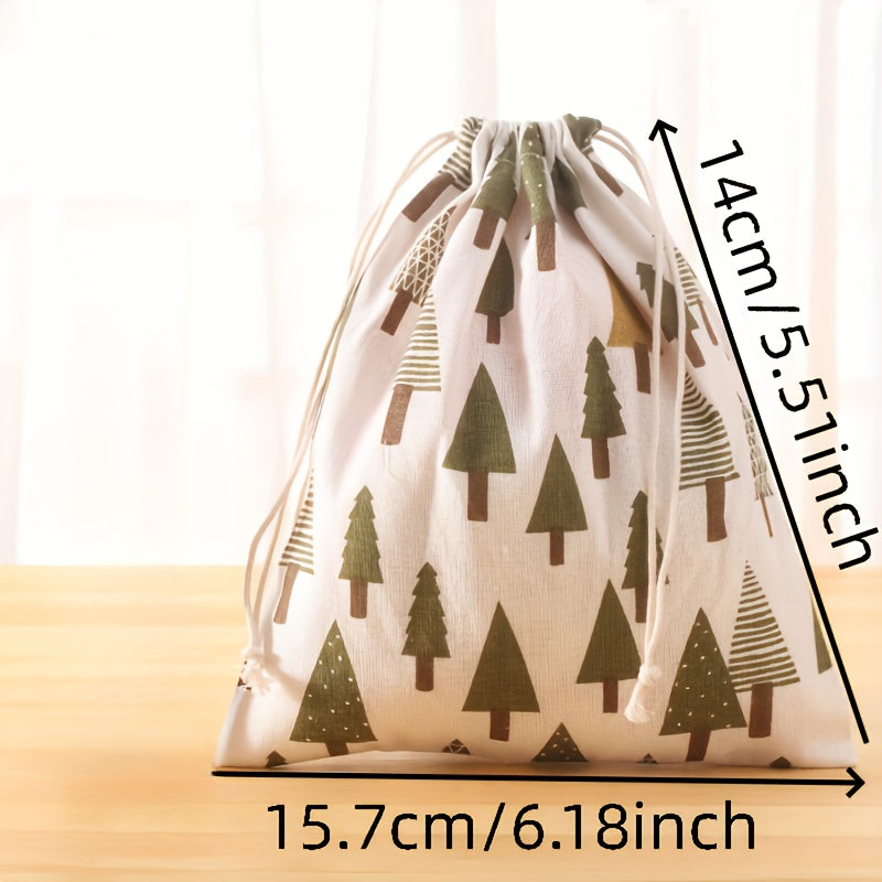 Pocket Drawstring Fabric Storage Bag Portable Dustproof Bag