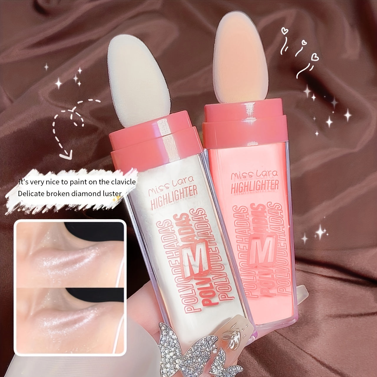 Fairy Highlighter Powder Clavicle Patting Powder