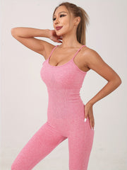 Seamless Stretchy Yoga Jumpsuit Women's Activewear