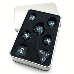7pcs Resin Colorful Dice Game Accessories Sided Mini Dice Game Punishment