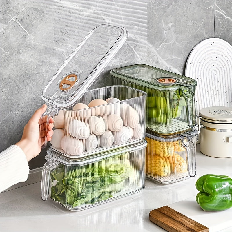 Stackable Food Preservation Box for Refrigerators