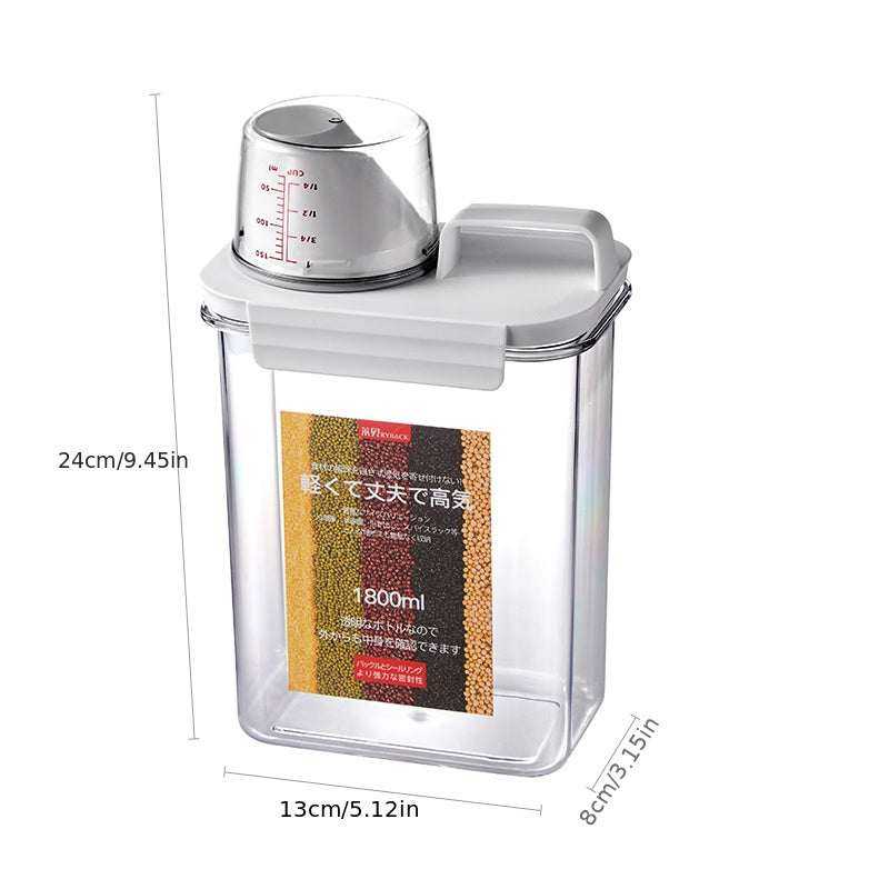 Transparent Storage Box Plastic Food Container Kitchen Fresh-keeping Storage