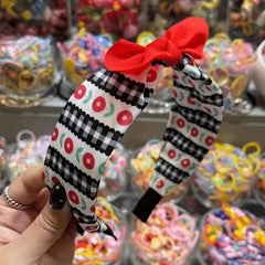 Colorful Anti slip Hair Hoop Children s Headband Flower Print