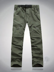 Mens Convertible Hiking Pants Quick Dry Lightweight Trousers
