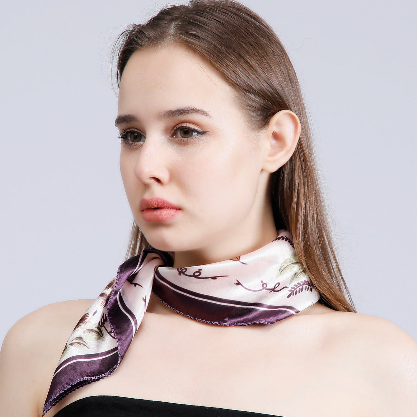 Floral Print Scarf Multifunctional Bandana Headband Scarf