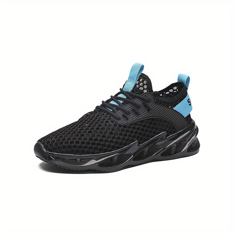 Men's Lace-up Sneakers Breathable Mesh Athletic Shoes