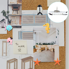 36pcs Creative Decorative Push Pins for Corkboard Photo Wall Map Bulletin