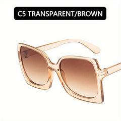 Vintage Rectangle Sunglasses for Women 90s Style UV400 Protection