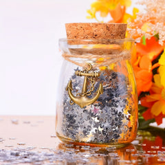 Graduation Star Colorful Paper Scrap Foil Sequins 30g