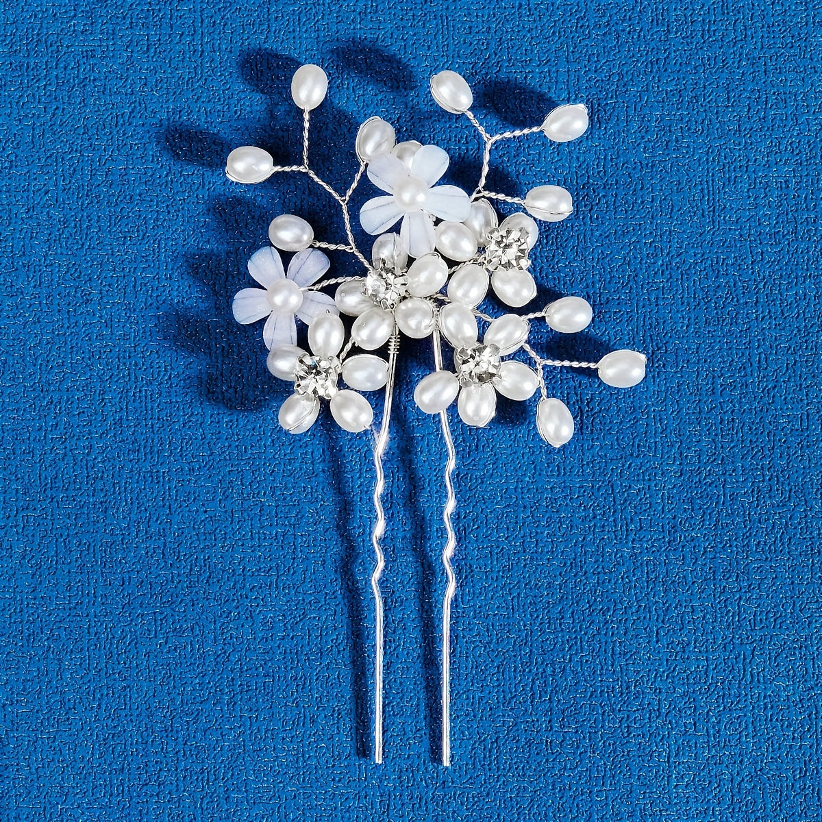 Faux Pearl Flower Hairpin Bridal Wedding Hair Accessories