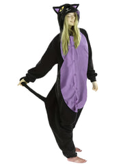 Halloween Cat Pajama Jumpsuit Hooded Lingerie