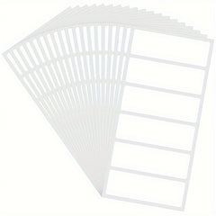 120 Blank Synthetic Paper Self-Adhesive Labels 3x1 Inch