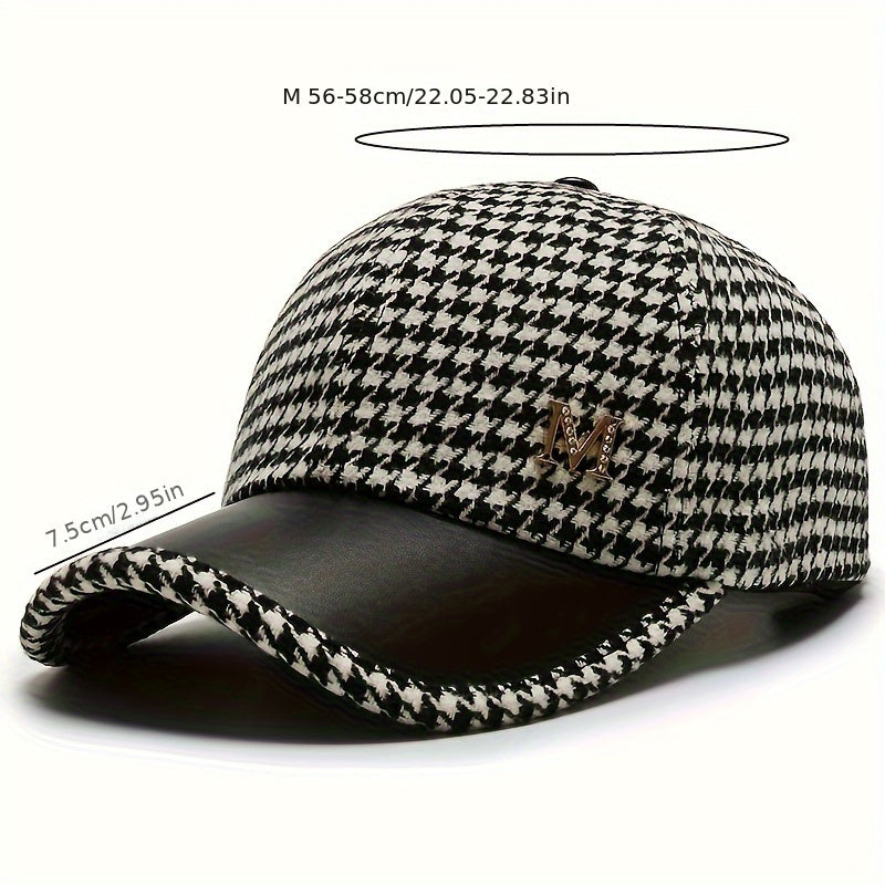 Knitted Baseball Cap Men Women Vintage Outdoor Travel Hat