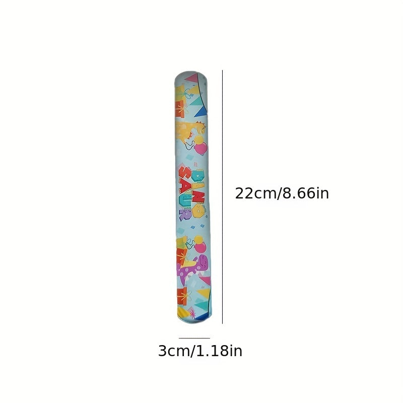 12pcs Dinosaur Slap Bracelets Kids Party Favors Boys Girls Birthday