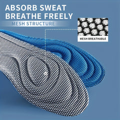 Sports Shock Absorption Insoles High Elastic Deodorant Comfortable Running