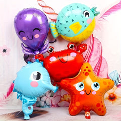 1pc Sea Animal Balloons Foil Mylar Balloons Baby Shower Themed Party Birthday
