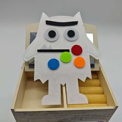 Emotional Monster Felt Puppet English Textbook Picture Book Story Props