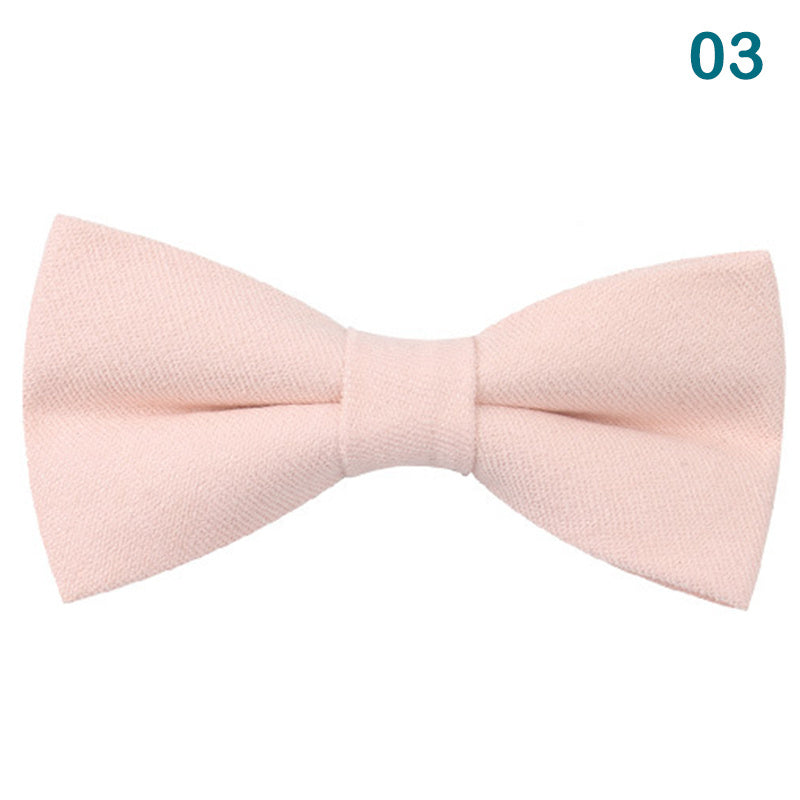 Macaron Solid Men's Bow Tie for Shirt