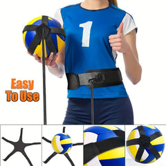 Volleyball Aid Training Equipment Elastic Self Training Waist Belt & Ball Pouch