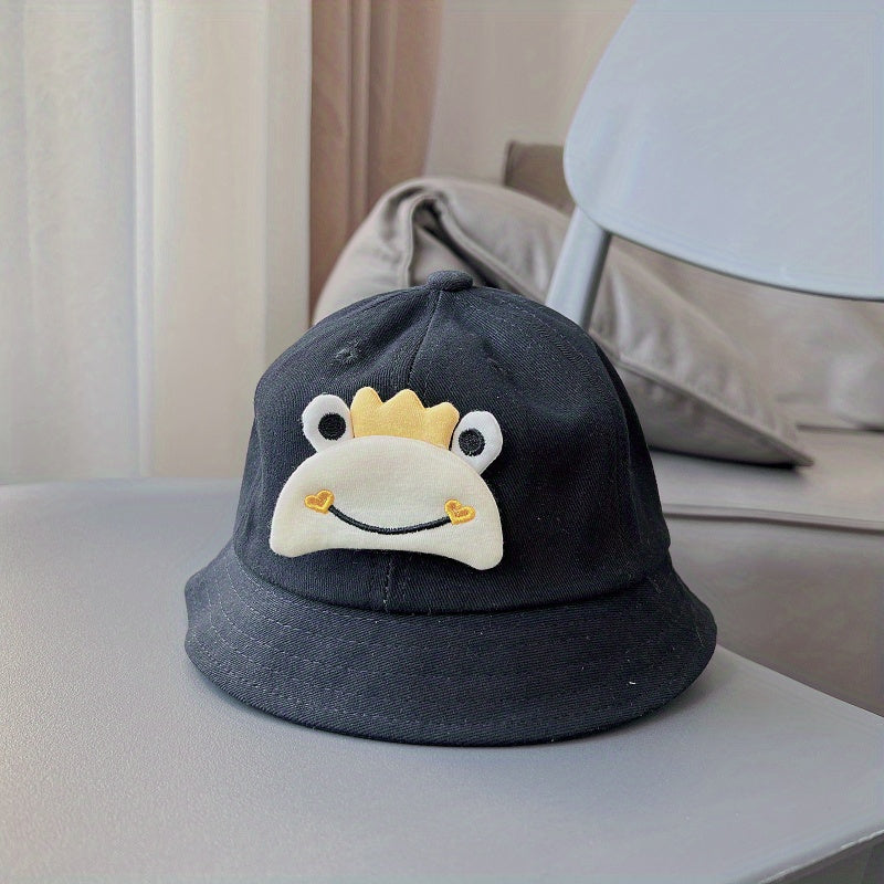 Kids Cartoon Wide Brim Fisherman Hat for Boys and Girls