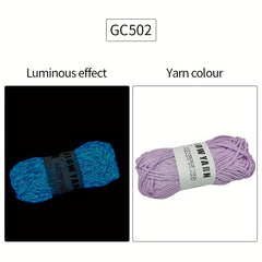 4pcs Glow In The Dark Yarn Luminous Cotton Yarn DIY Knitting Crocheting Supplies