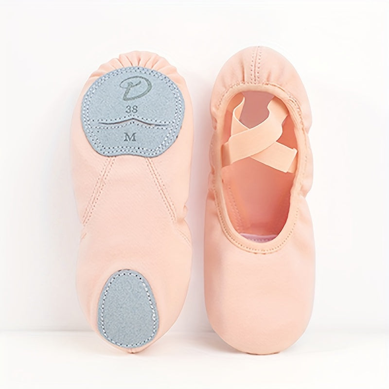 Girl's High Elastic Ballet Dance Shoes Special Sole Non Slip Breathable Shoes
