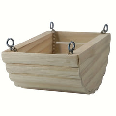 Hamster Wooden Swing Toy Hanging Bed Gerbil Mouse Dwarf Hamster Supplies