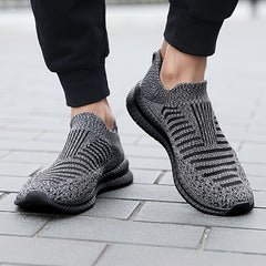 Men's Lightweight Slip-On Running Shoes Breathable Casual Sneakers