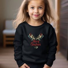 OERYUI Reindeer Pattern Sweatshirt Kids Christmas