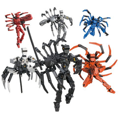 6 Colors Full Body Jointed Action Figures Set DIY Mecha Toys
