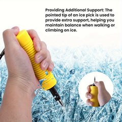 Retractable Ice Pick for Ice Fishing Safety - Winter Fishing Accessories