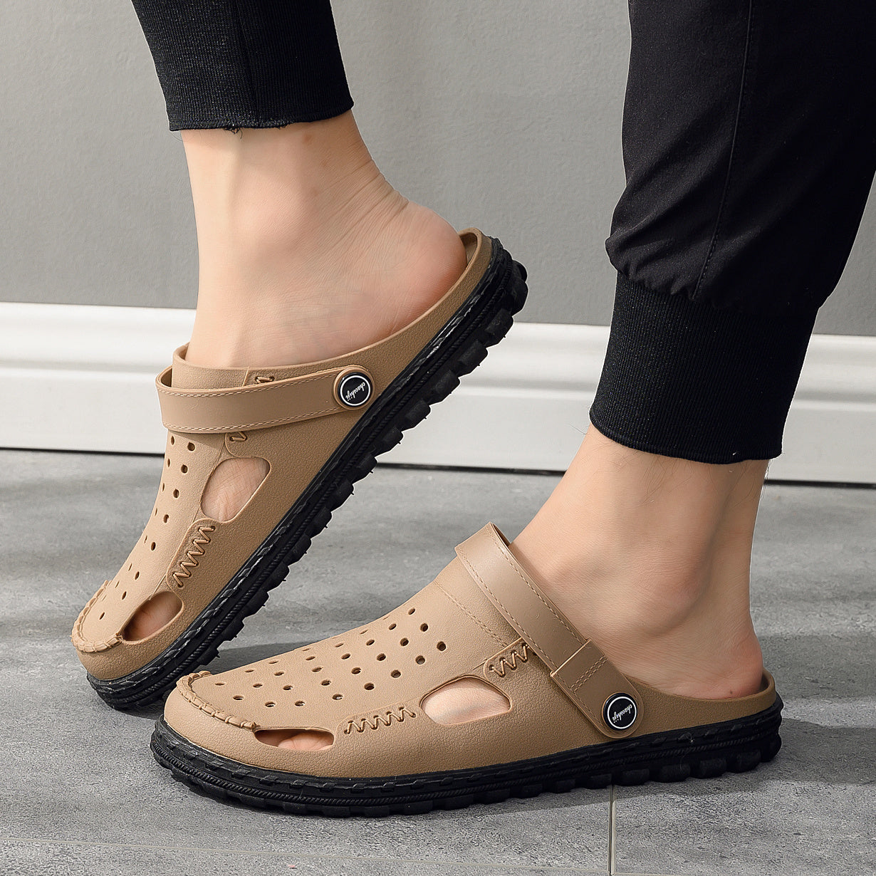 Men Garden Clogs Comfortable Lightweight Sandals