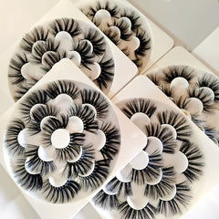 35 Pairs 25mm Fluffy Dramatic False Eyelashes Cosplay Manga Extension