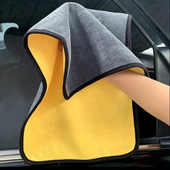 2pcs Microfiber Car Wash Towels Absorbent Cleaning Cloths for Deep Cleaning
