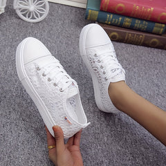 Women's Mesh Sneakers Casual Lace Up Outdoor Shoes Lightweight Low Top Shoes