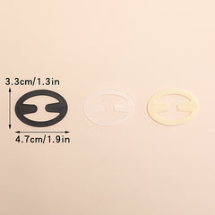 6pcs Invisible Bra Strap Clips Non slip Buckles for Braless Look