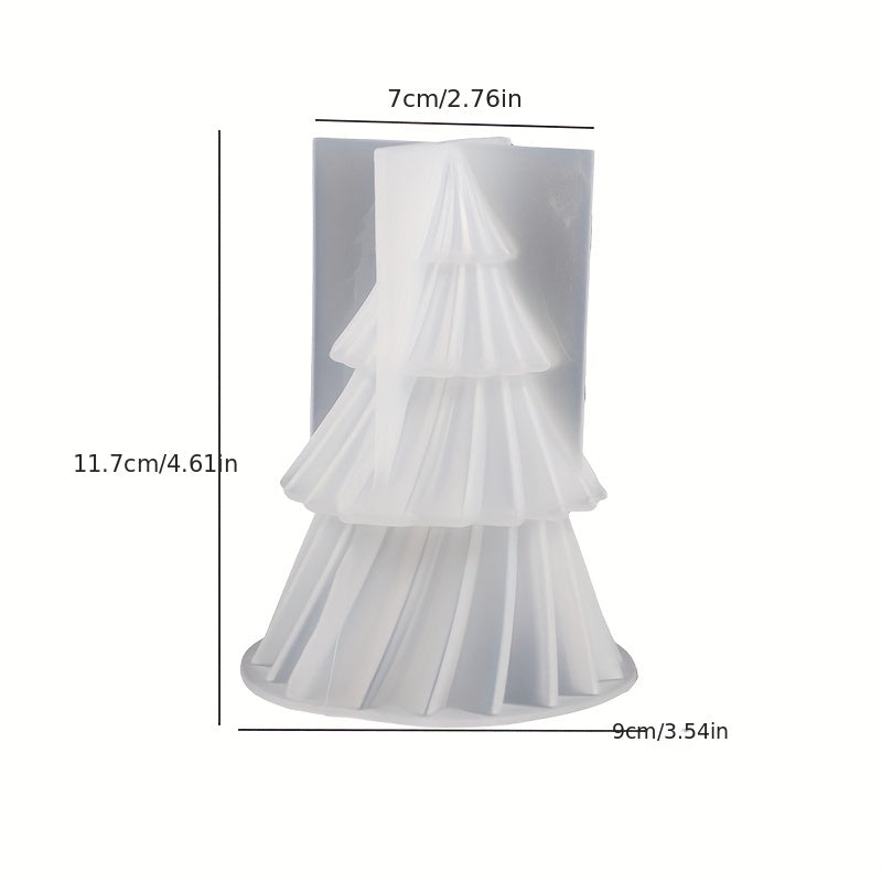 DIY Epoxy Resin Mold Origami Christmas Tree Candle Ornament
