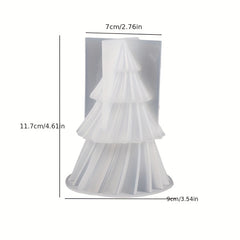 DIY Epoxy Resin Mold Origami Christmas Tree Candle Ornament