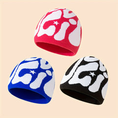Men's Winter Knitted Beanie Hat Warm Hat
