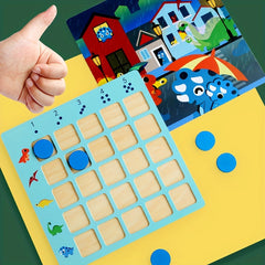 Wooden Dinosaur Arithmetic Puzzle Game