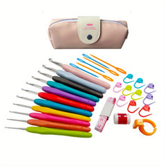 Crochet Kit w/ Storage Bag & 30pcs Accessories