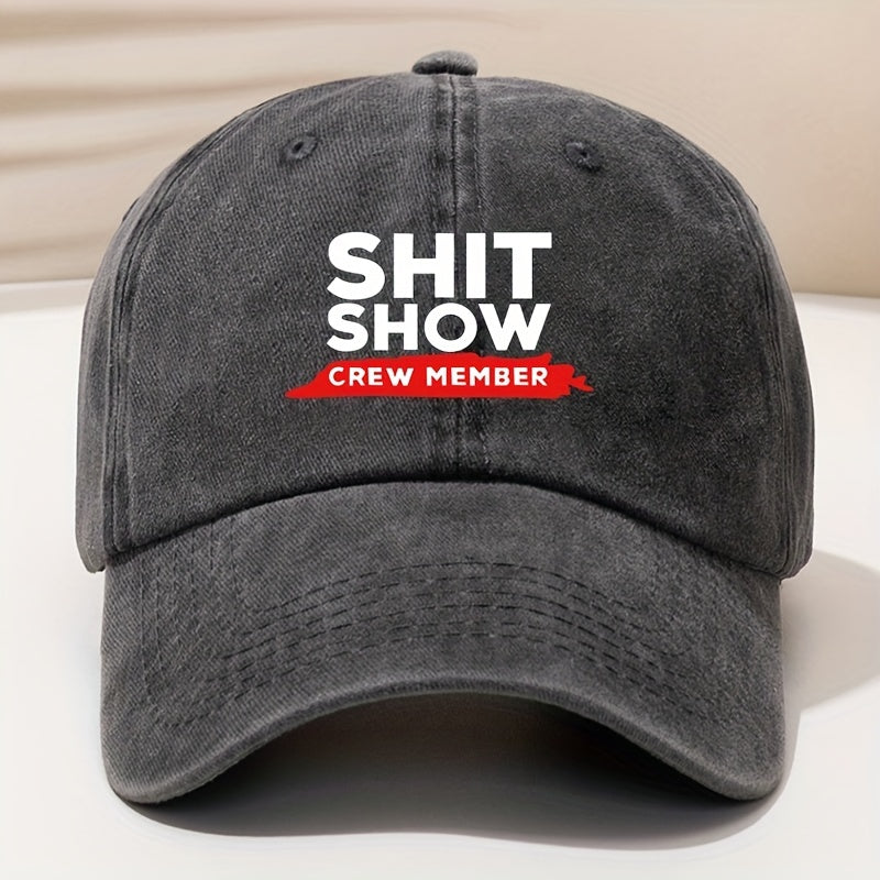 Soft Top Baseball Cap with Letter Embroidery for Outdoor Sport