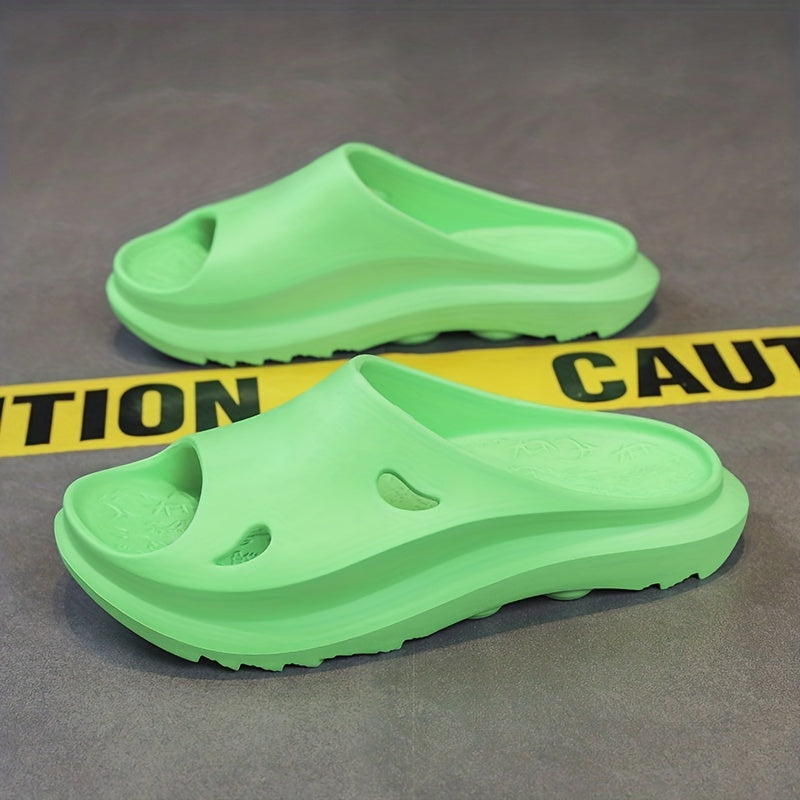 Men's Open Toe Anti-Skid Slippers Outdoor Platform Sandals