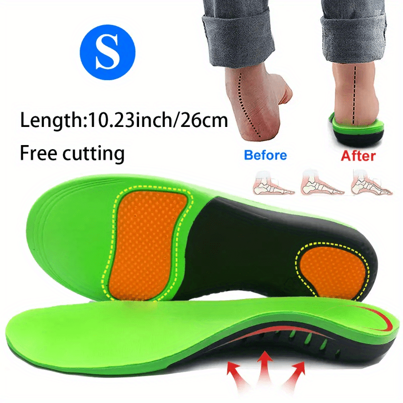 TPU Orthopedic Insole O Leg Correction Flat Arch Support