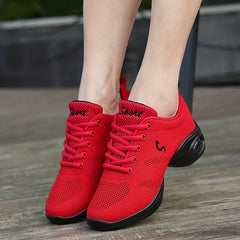 Women's Arch Support Jazz Dance Shoes Air Cushion Athletic Sneakers