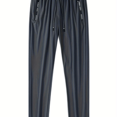 Men's Lightweight Drawstring Pants for Outdoor Activities