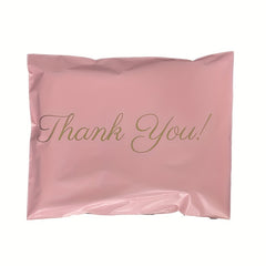 50pcs Printed Thankyou Express Bag Logistics Waterproof Packaging Bag